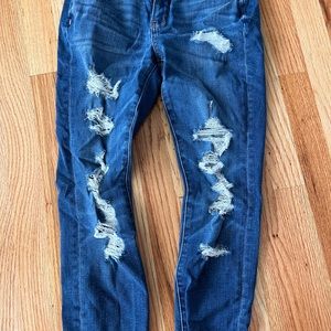 American Eagle ripped jeans